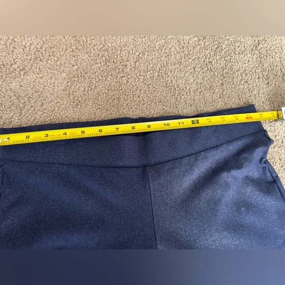 Torrid Cropped Metallic Stretch Leggings Blue Size 2 (2x) - Picture 6 of 8
